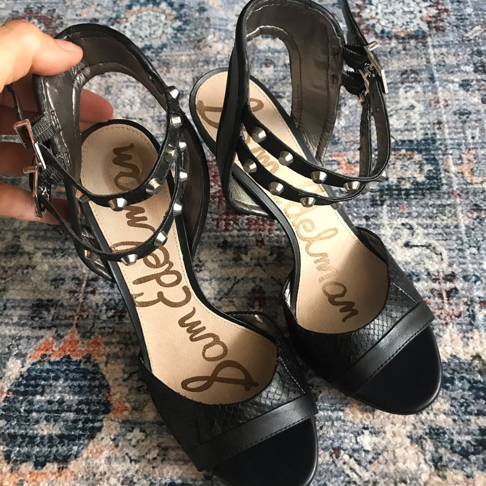Leather Sam Edelman heels
